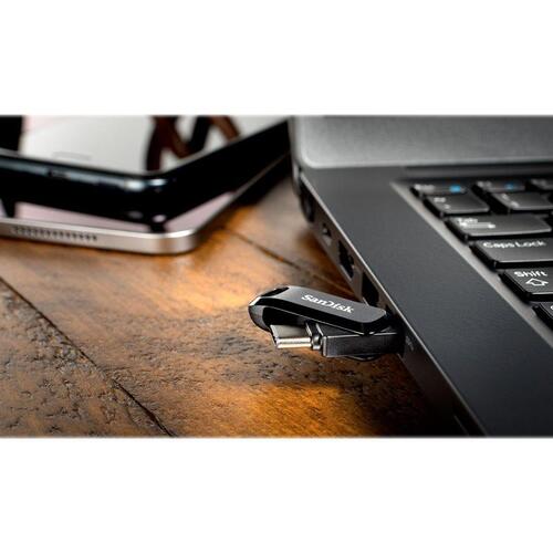 USB stik SanDisk Ultra Dual Drive Go 32 GB USB 3.1 Gen 1 / USB-C – Sort