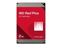 Harddisk til NAS Western Digital WD Red Plus 2 TB 3,5" SATA 6 Gb/s 5400 rpm billede