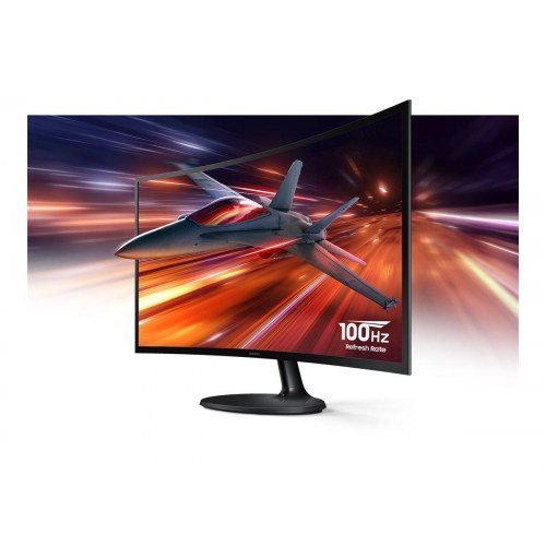 Skærm Samsung S24D360GAU 24" Full HD kurvet 100 Hz