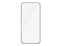 Skærmbeskyttelse PanzerGlass til iPhone 15 Plus – Ultra-Wide Fit, sort ramme