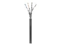 Netværkskabel CAT6 udendørs - Goobay RJ45 S/FTP, solid, 100 m