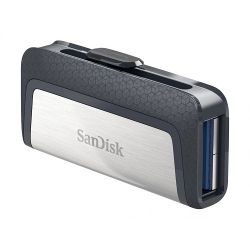 USB stick 64 GB – SanDisk Ultra Dual USB 3.1/USB-C, grå