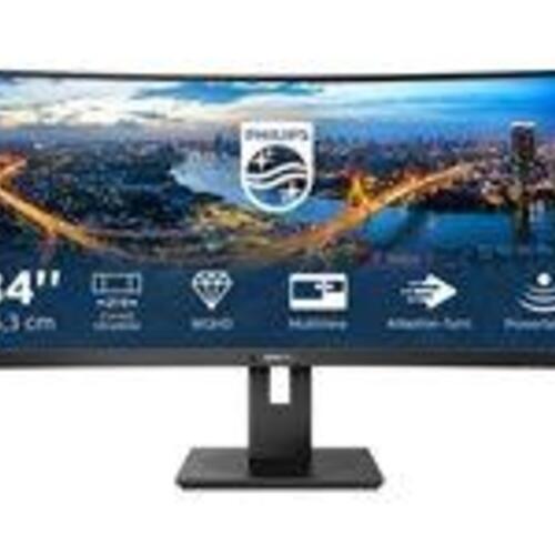 Skærm 34" Philips 345B1C buet UltraWide WQHD 100 Hz