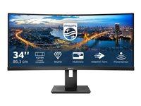 Skærm 34" Philips 345B1C buet UltraWide WQHD 100 Hz