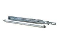 Rack glideskinner 1U 19" - Inter-Tech, sølv billede
