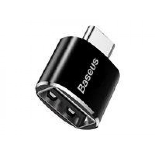 USB-C adapter – Baseus USB 2.0 til USB-A (hun) – sort
