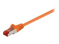 Netværkskabel CAT 6 S/FTP 1 m - Goobay - orange billede