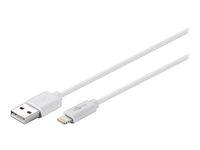 Lightning kabel 2 m - Goobay MFi, hvid billede