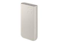 Powerbank Samsung 20.000 mAh - 25 W Hurtigopladning - beige billede
