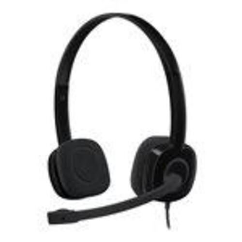 Kablet headset Logitech H151 Stereo – sort