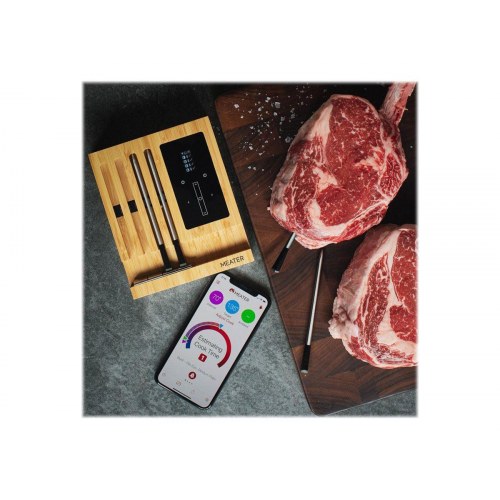 Trådløst stegetermometer til grill og ovn – MEATER, 4 prober