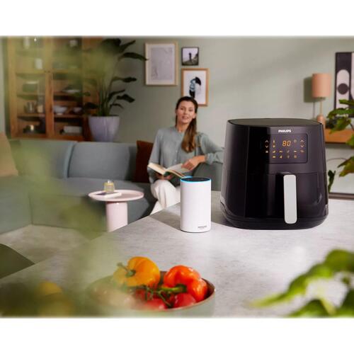 Airfryer XL – Philips Essential HD9280, 6,2 l, mørk sølv/sort