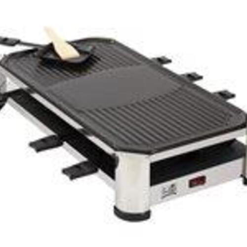 Raclette grill – FRITEL RG 2170, rustfrit stål/krom-sort, 1.500 W