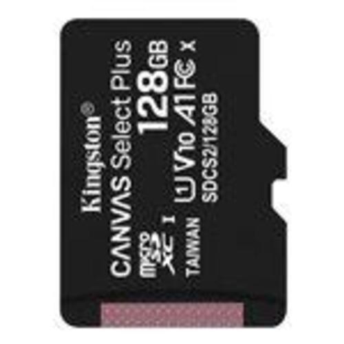 Hukommelseskort microSDXC 128 GB – Kingston Canvas Select Plus 100 MB/s