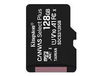 Hukommelseskort microSDXC 128 GB – Kingston Canvas Select Plus 100 MB/s