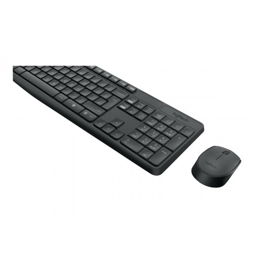 Trådløst tastatur og mus Logitech MK235 – Pan Nordic
