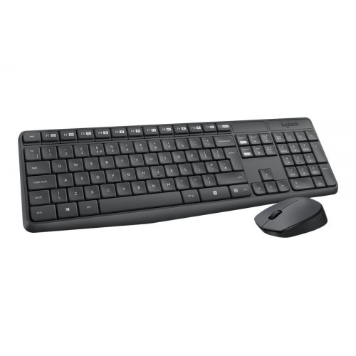 Trådløst tastatur og mus Logitech MK235 – Pan Nordic