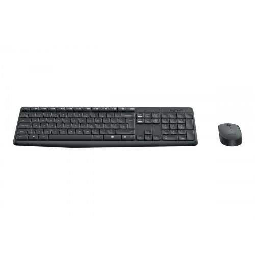 Trådløst tastatur og mus Logitech MK235 – Pan Nordic
