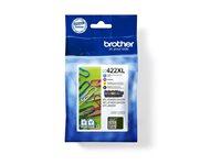 Blækpatroner Brother LC422XL - 4-pack (sort/cyan/magenta/gul) billede