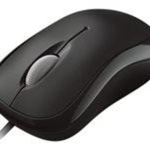 Computer mus Microsoft Basic Optical Mouse, kablet, sort