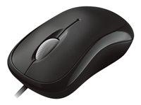 Computer mus Microsoft Basic Optical Mouse, kablet, sort