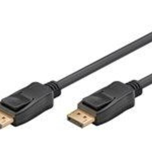 DisplayPort kabel 2,0 – Goobay 2 m (DP han til han) – Sort