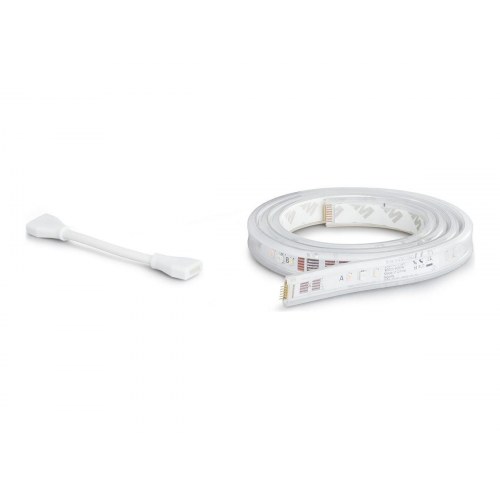 LED lysstrip Philips Hue Lightstrip Plus forlængelse 1 m – 16 mio. farver, 2.000–6.500 K, 11,5 W