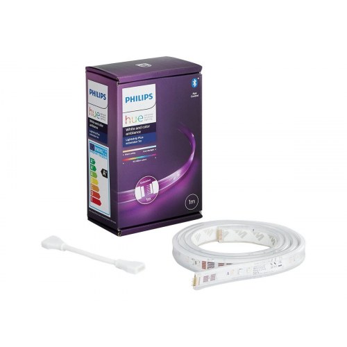 LED lysstrip Philips Hue Lightstrip Plus forlængelse 1 m – 16 mio. farver, 2.000–6.500 K, 11,5 W
