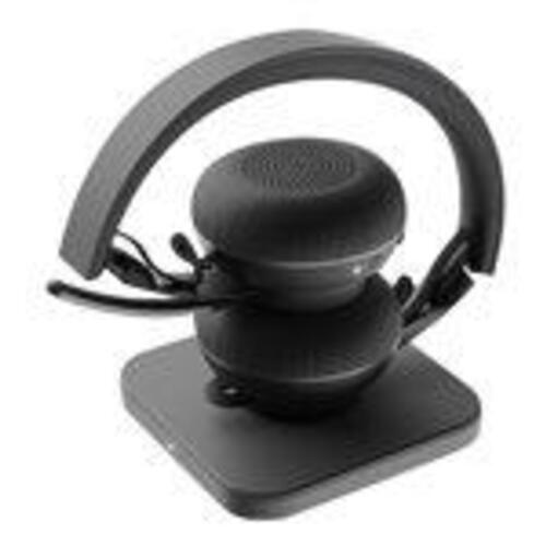 Høretelefoner med mikrofon Logitech Zone Wireless MS – trådløs, sort