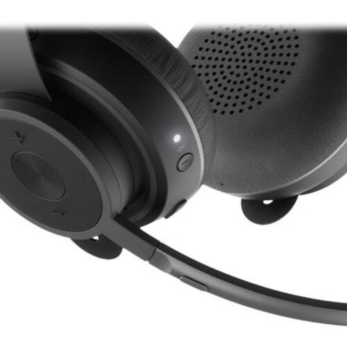 Høretelefoner med mikrofon Logitech Zone Wireless MS – trådløs, sort