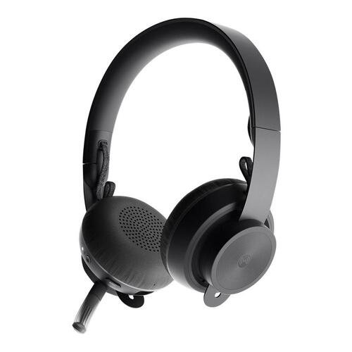Høretelefoner med mikrofon Logitech Zone Wireless MS – trådløs, sort