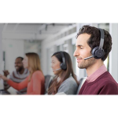 Høretelefoner med mikrofon Logitech Zone Wireless MS – trådløs, sort