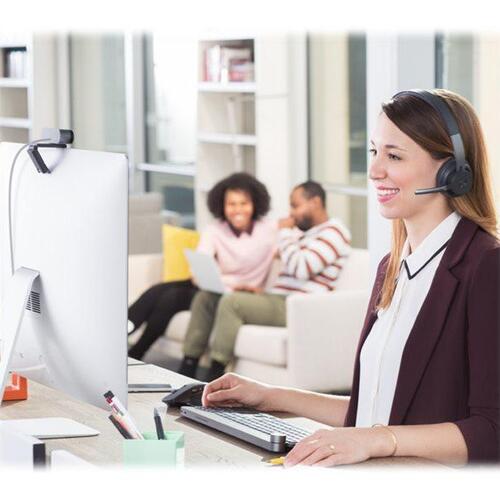Høretelefoner med mikrofon Logitech Zone Wireless MS – trådløs, sort
