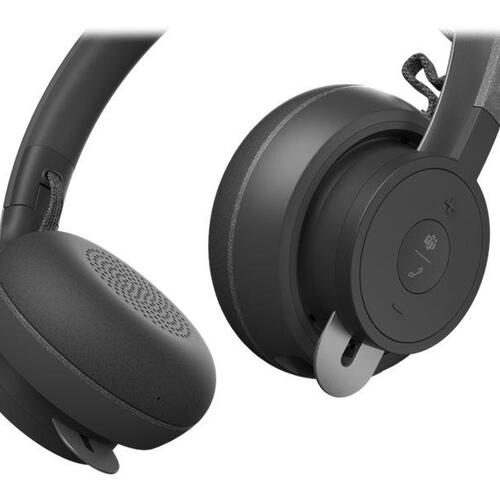 Høretelefoner med mikrofon Logitech Zone Wireless MS – trådløs, sort