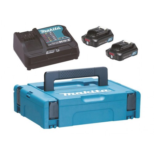 Batterioplader til elværktøj Makita CXT 12 V med batterier