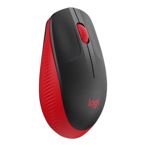 Trådløs mus Logitech M190 – optisk – rød