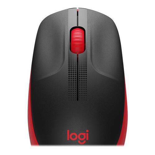 Trådløs mus Logitech M190 – optisk – rød
