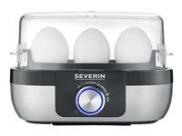 Æggekoger – SEVERIN EK 3163, børstet rustfrit stål/sort