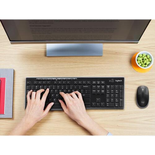 Trådløs mus Logitech M190 – optisk, mellemgrå