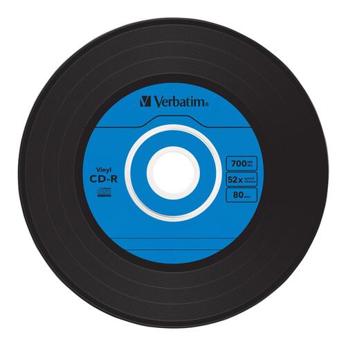 CD-R medier Verbatim Data Vinyl 700 MB 52x – 10 stk. i tynd cd-boks