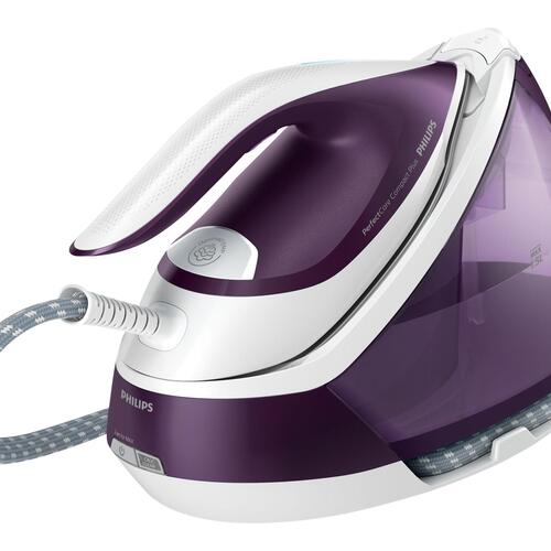 Dampstation strygejern Philips PerfectCare Compact GC7933, 2.400 W – lilla/hvid