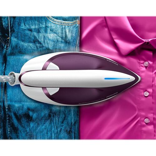 Dampstation strygejern Philips PerfectCare Compact GC7933, 2.400 W – lilla/hvid