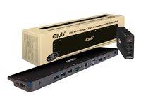 USB-C dockingstation – Club 3D CSV-1564W100, 100 W, sort