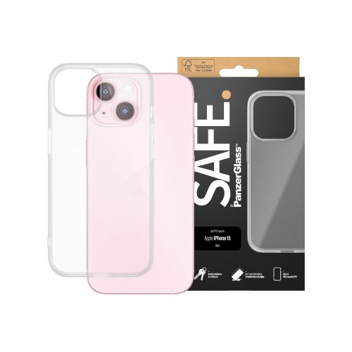 Mobilcover PanzerGlass SAFE - gennemsigtigt til iPhone 15