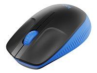 Trådløs mus Logitech M190 – optisk, blå