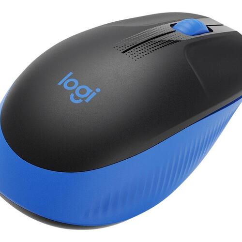 Trådløs mus Logitech M190 – optisk, blå
