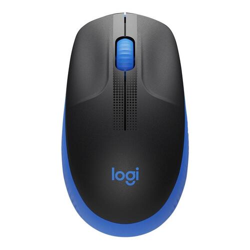 Trådløs mus Logitech M190 – optisk, blå