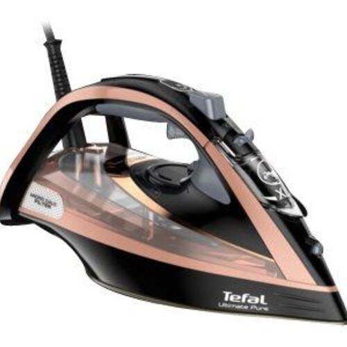 Dampstrygejern Tefal Ultimate Pure FV9845E0 3.200 W – Sort/Rosé