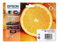 Blækpatroner Epson 33 Multipack - sort, gul, cyan, magenta, foto-sort (24,4 ml) billede