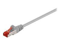 Netværkskabel CAT 6 S/FTP 0,25 m - Goobay (LSZH, grå) billede